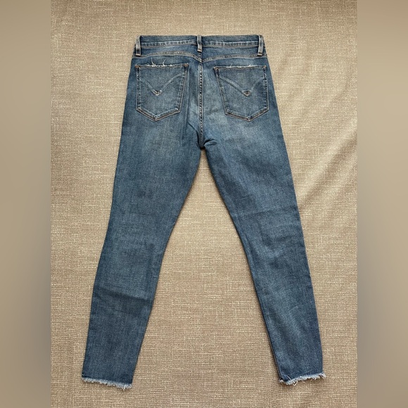Hudson Jeans Women's Distressed Blue Skinny Jeans - Picture 8 of 12